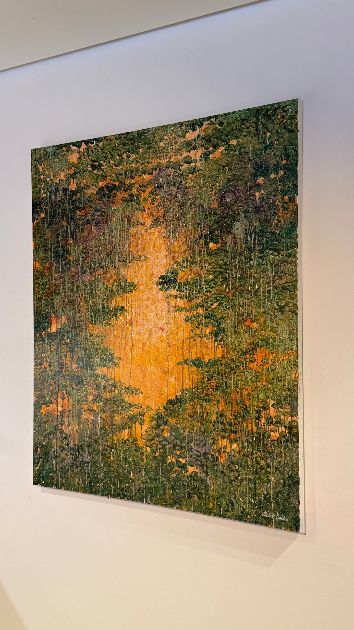 EMERGING LIGHT | 120 × 100 cm