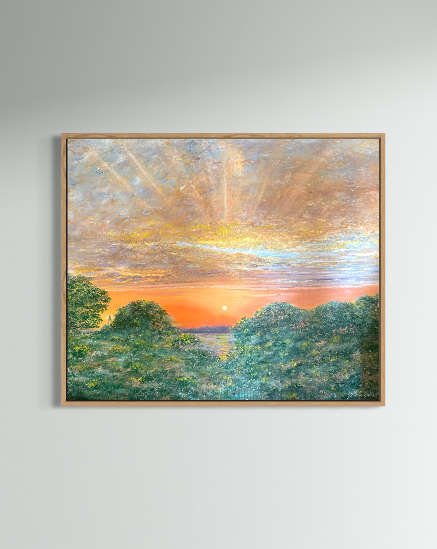 VIBRANT STILLNESS | 100 × 120 cm