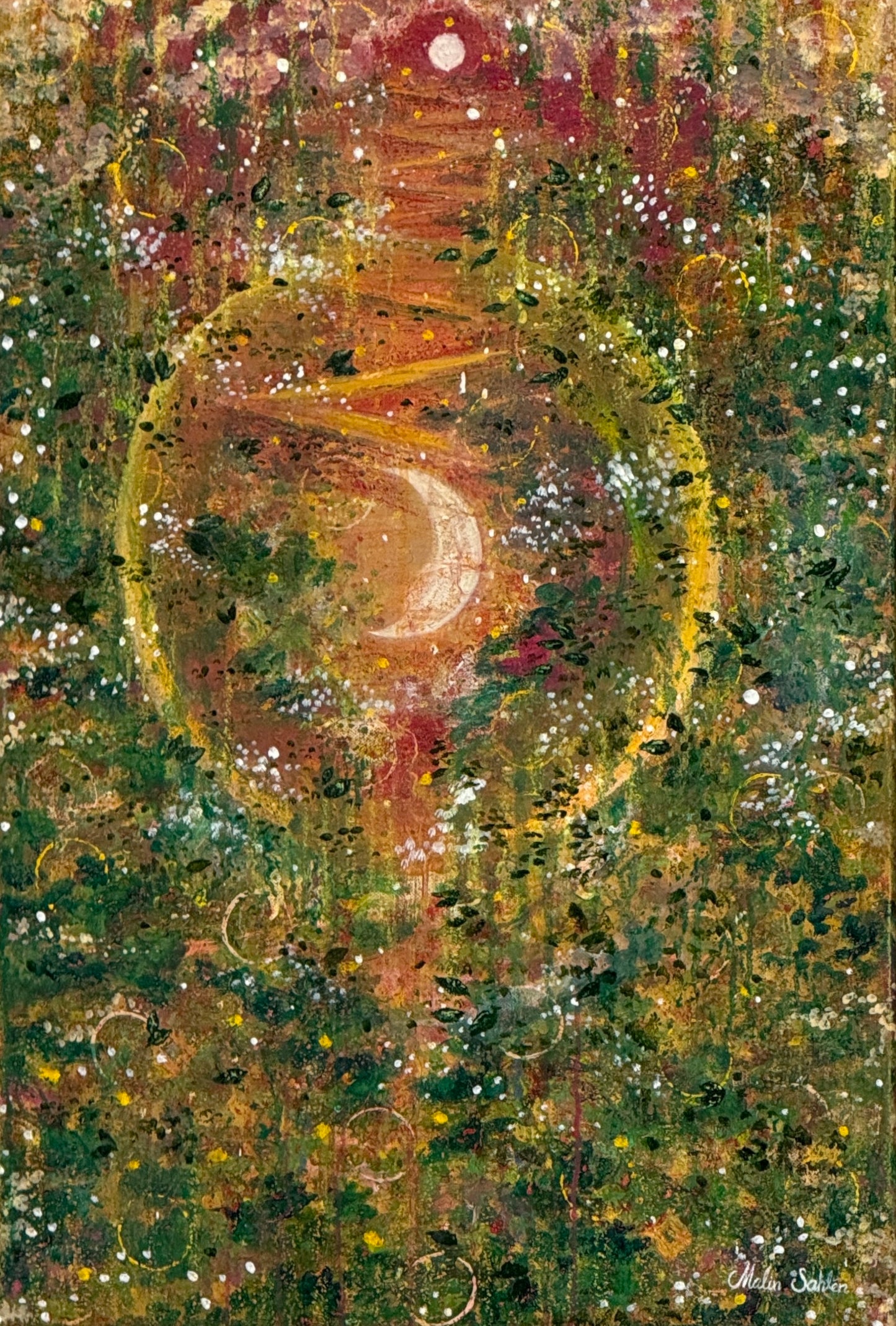 CYCLES OF LIFE | 70 × 50 cm, framed