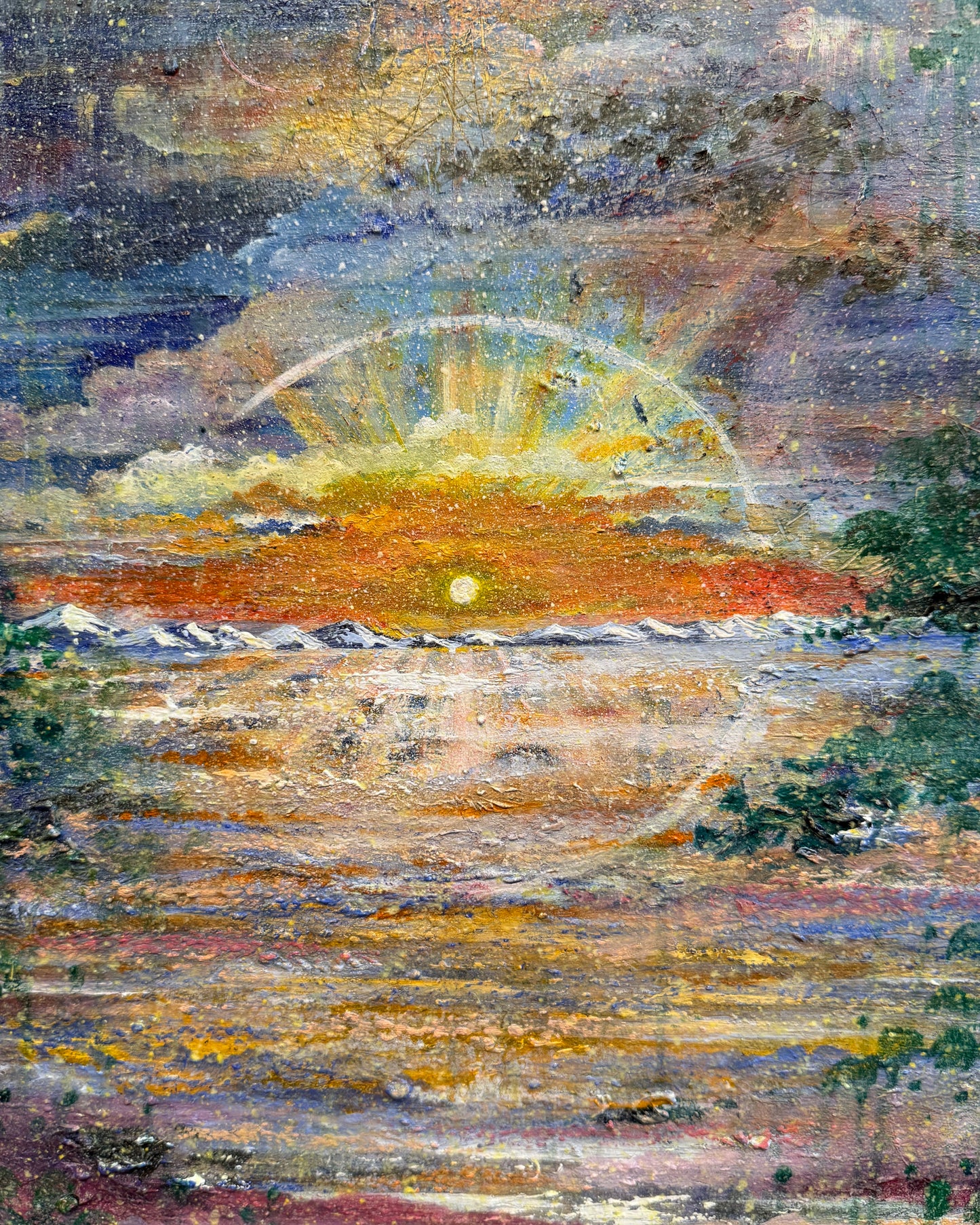 THROUGH DEPTH | 90 × 65 cm