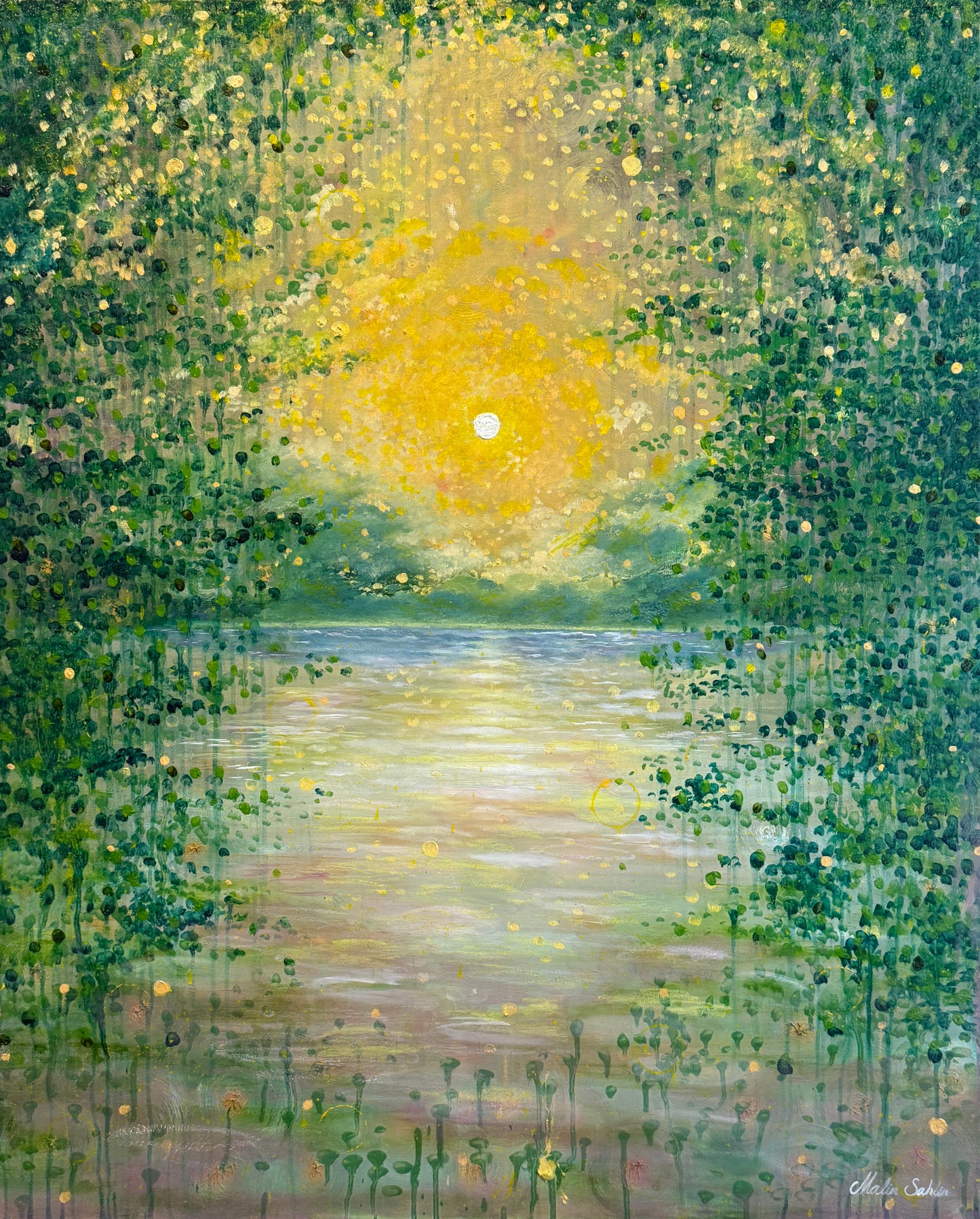 HELD IN LIGHT | 100 × 80 cm