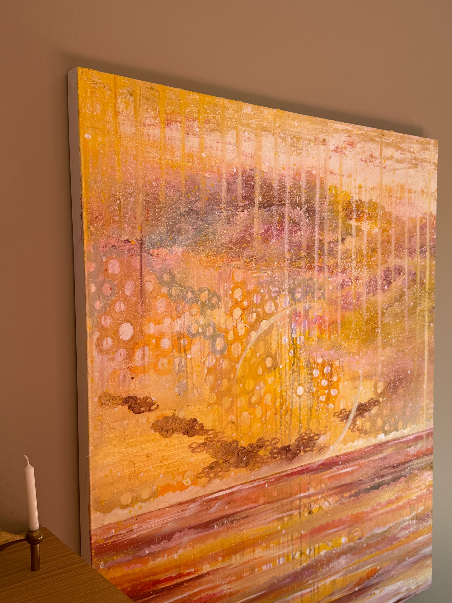 INTO THE LIGHT | 120 × 100 cm
