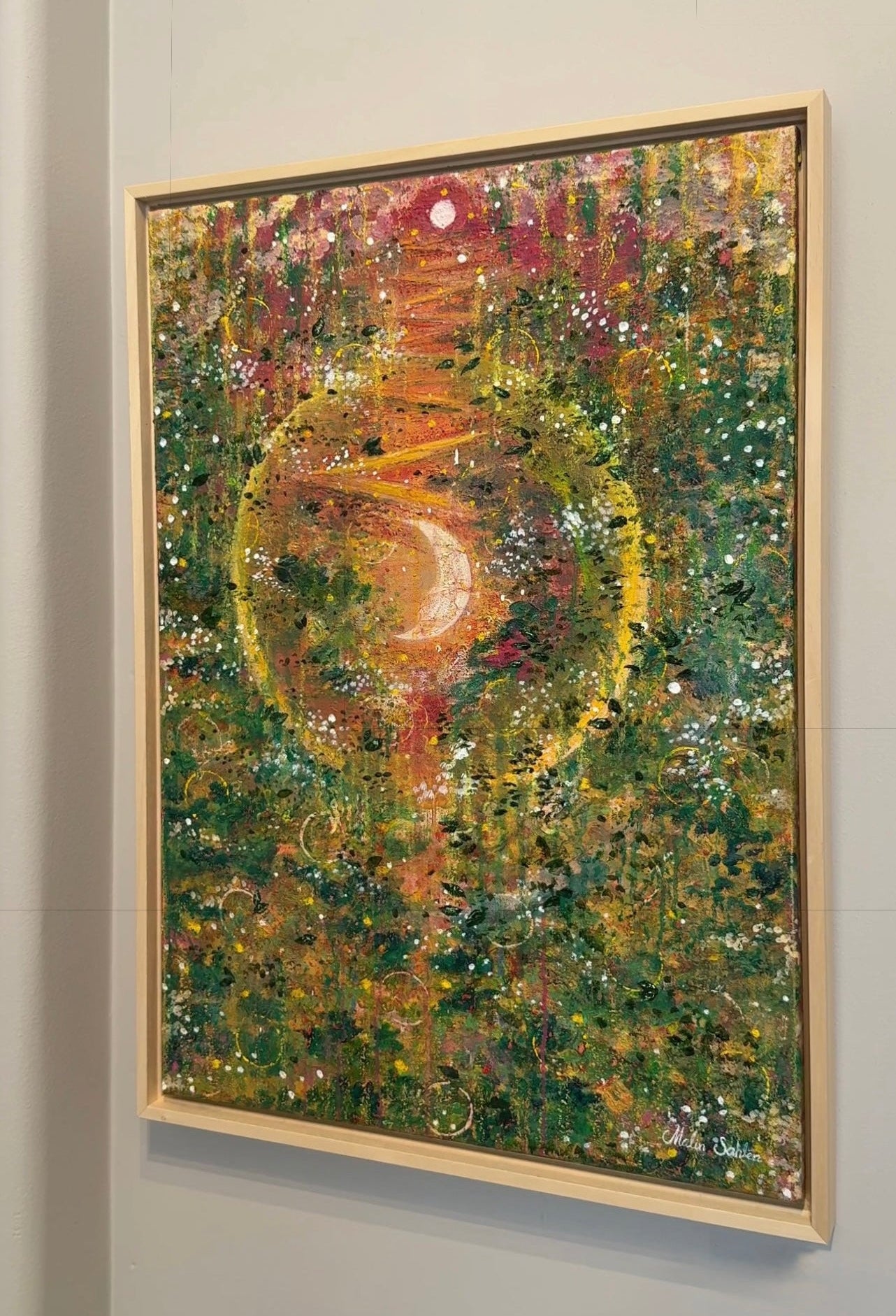 CYCLES OF LIFE | 70 × 50 cm, framed