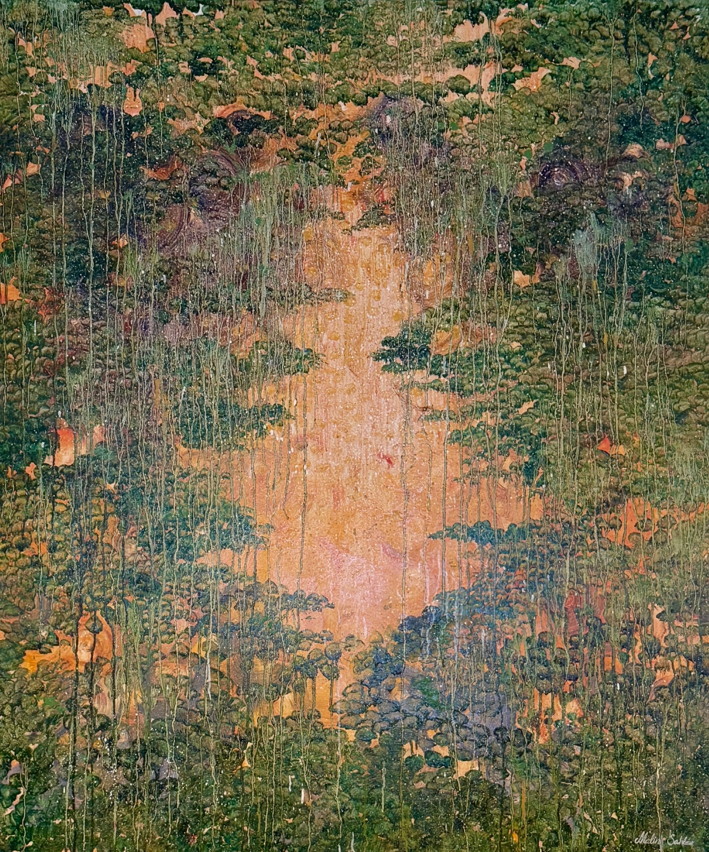 EMERGING LIGHT | 120 × 100 cm