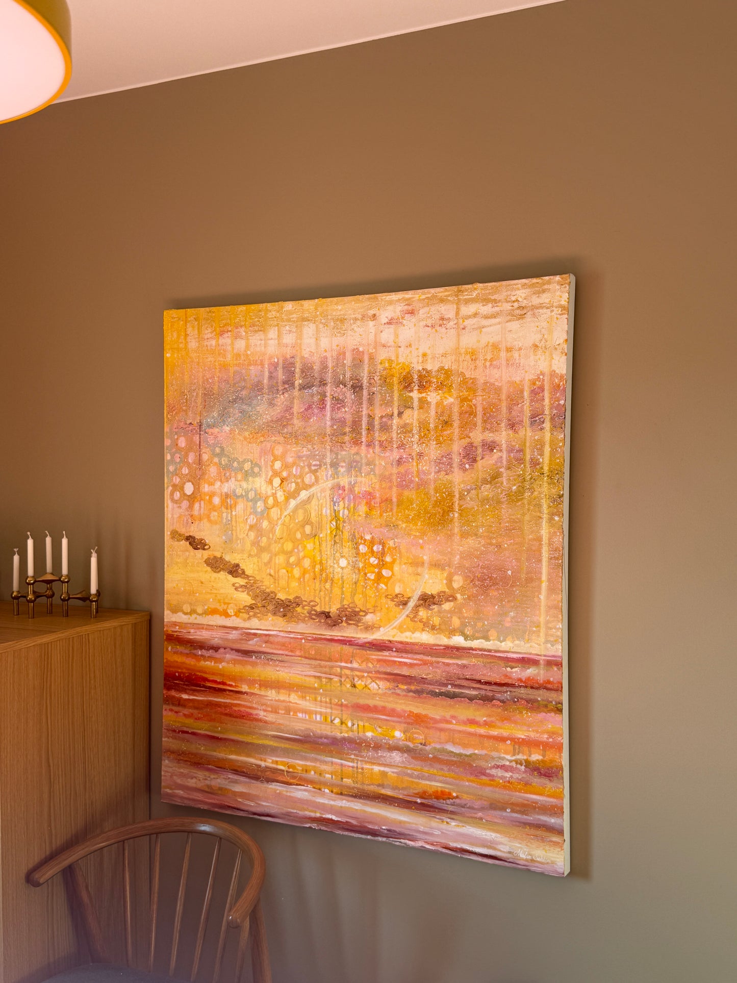 INTO THE LIGHT | 120 × 100 cm