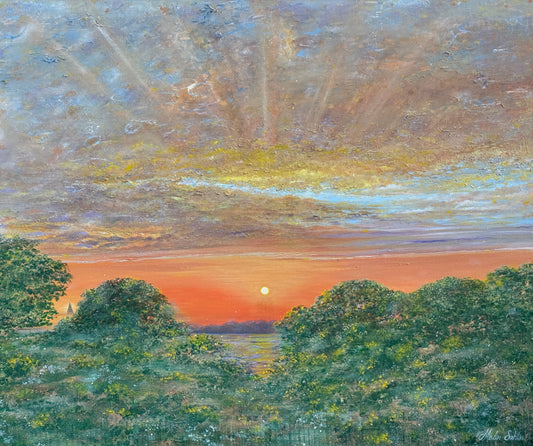VIBRANT STILLNESS | 100 × 120 cm