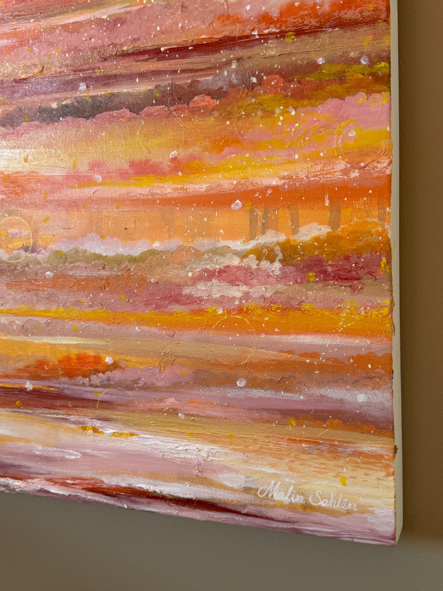INTO THE LIGHT | 120 × 100 cm