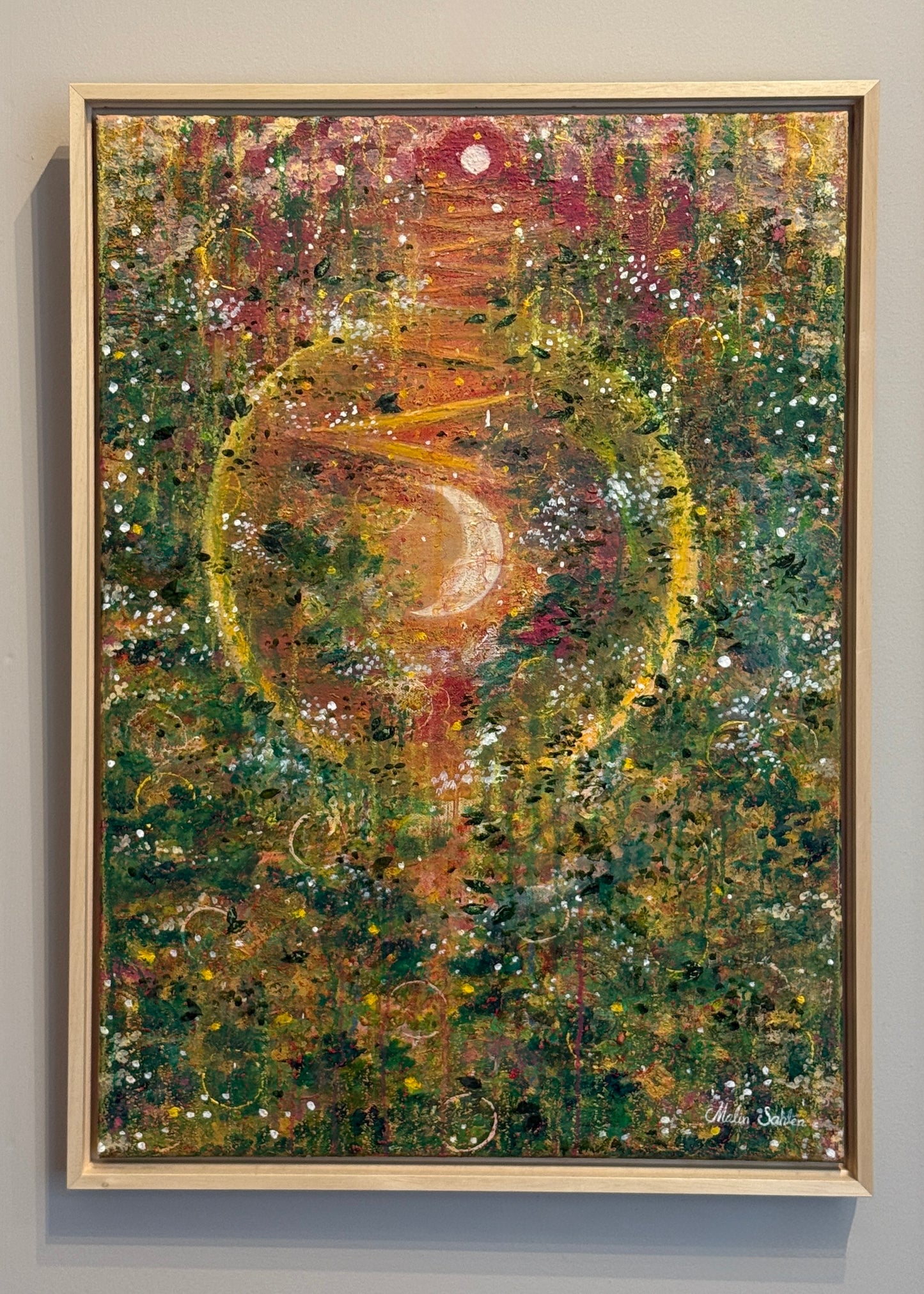 CYCLES OF LIFE | 70 × 50 cm, framed