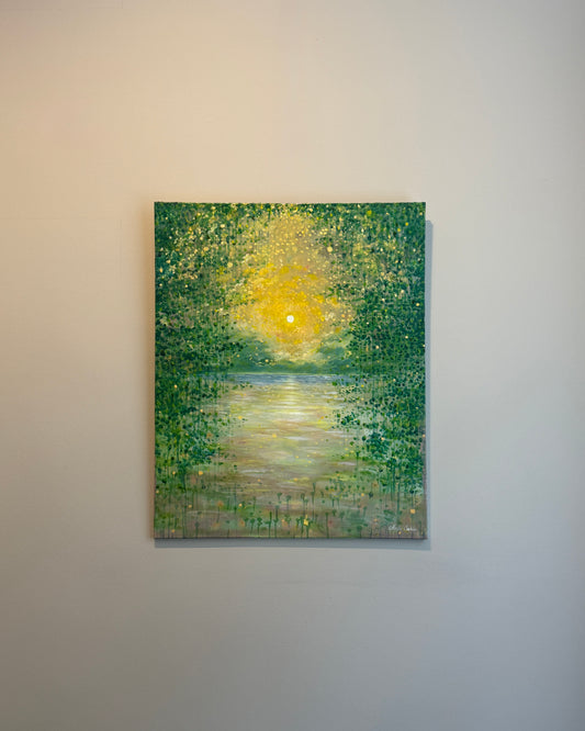 HELD IN LIGHT | 100 × 80 cm