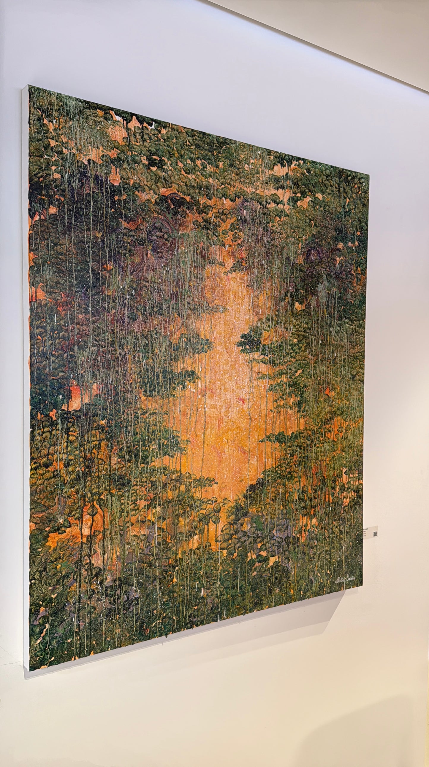 EMERGING LIGHT | 120 × 100 cm