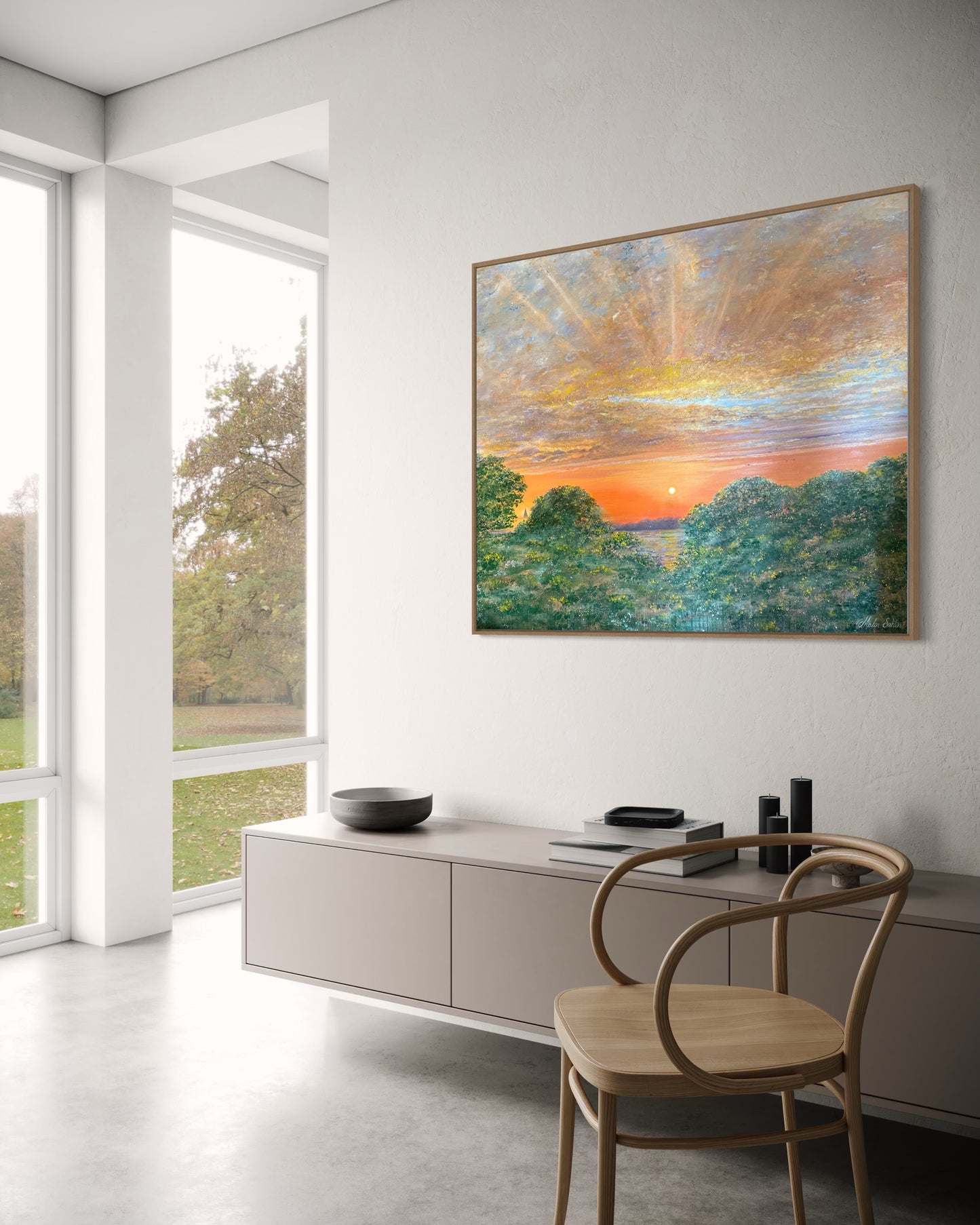 VIBRANT STILLNESS | 100 × 120 cm