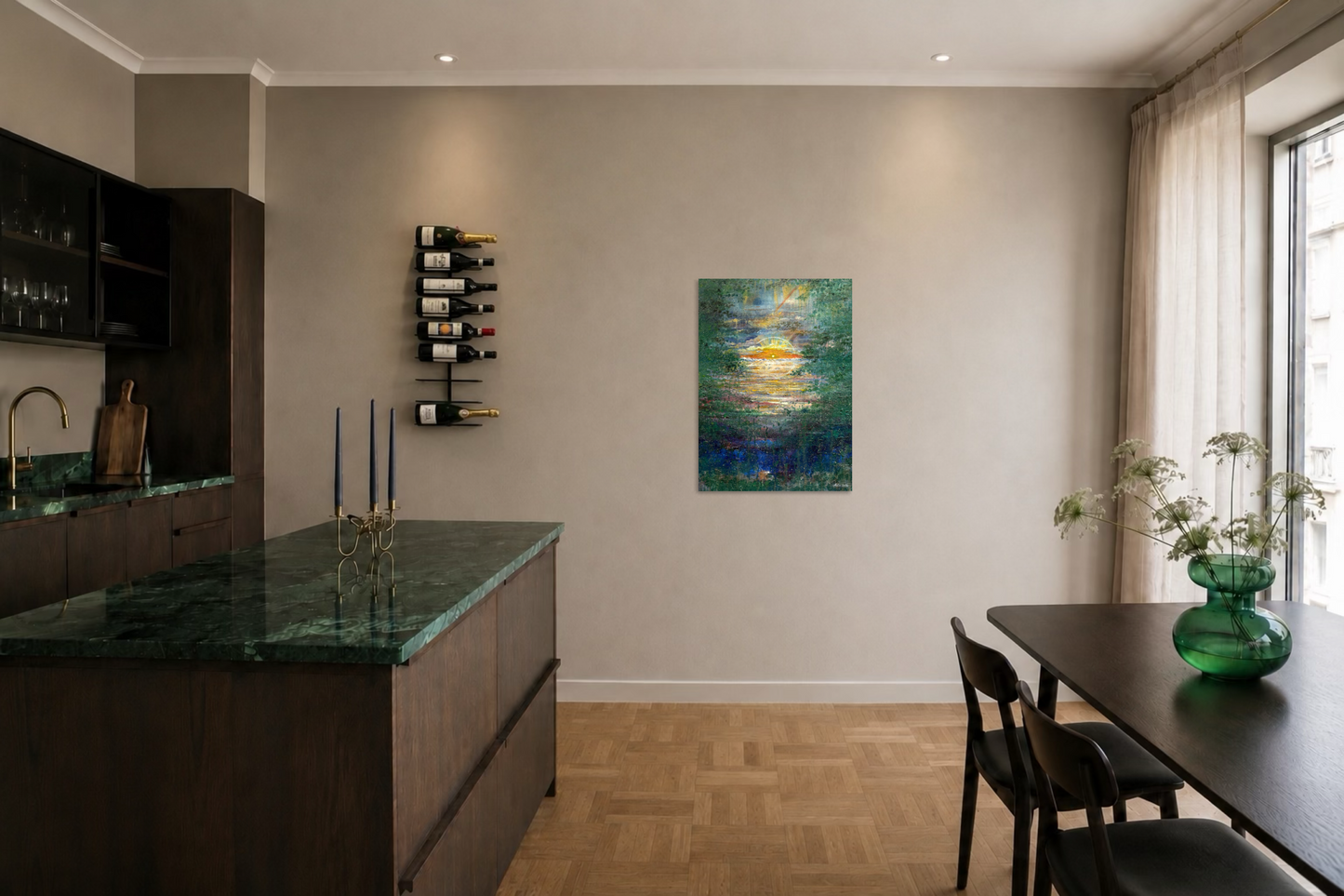 THROUGH DEPTH | 90 × 65 cm