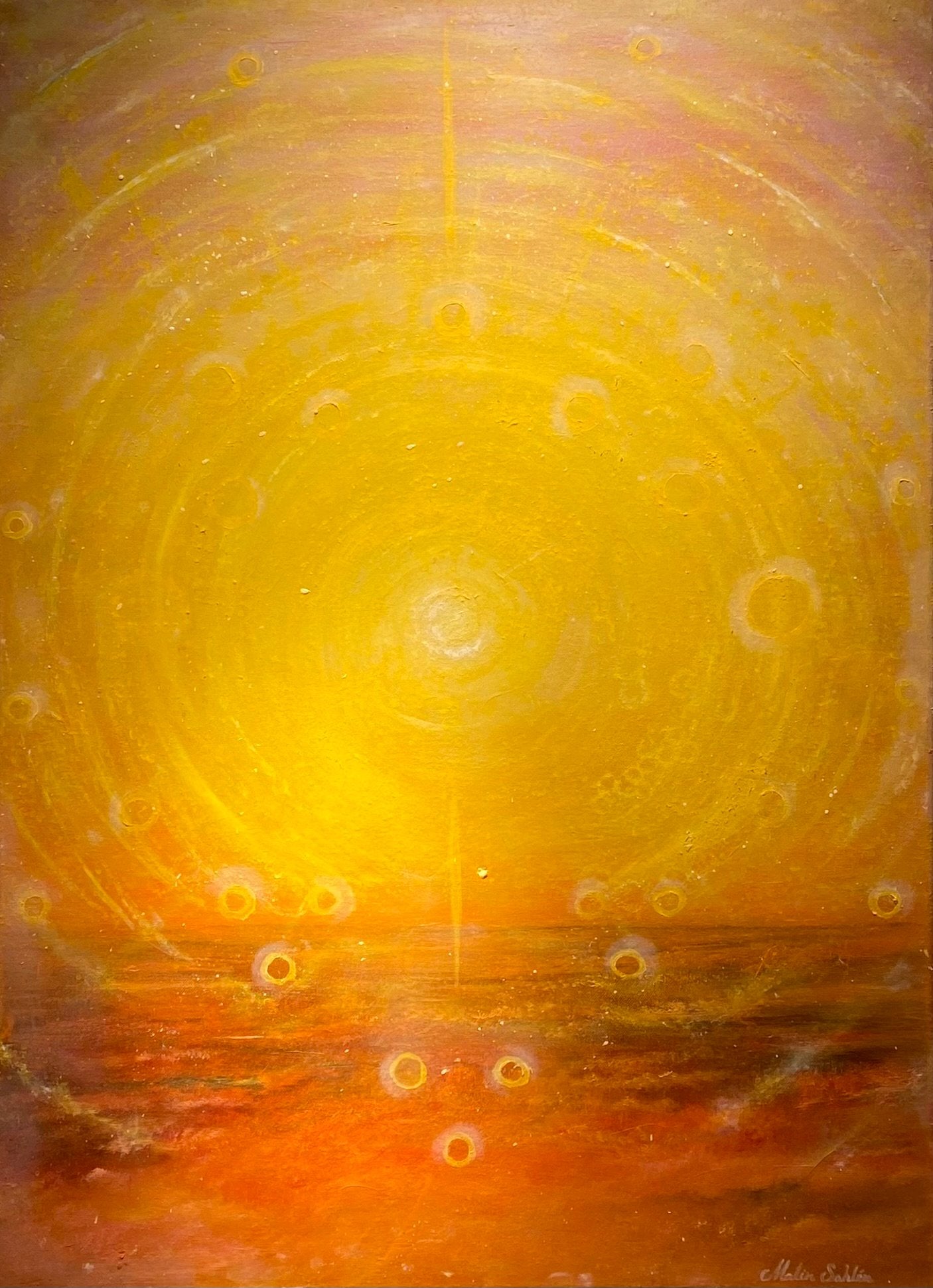 CYCLES OF LIGHT | 81 × 65 cm